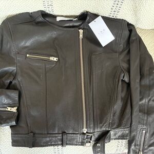 NWT IRO leather jacket